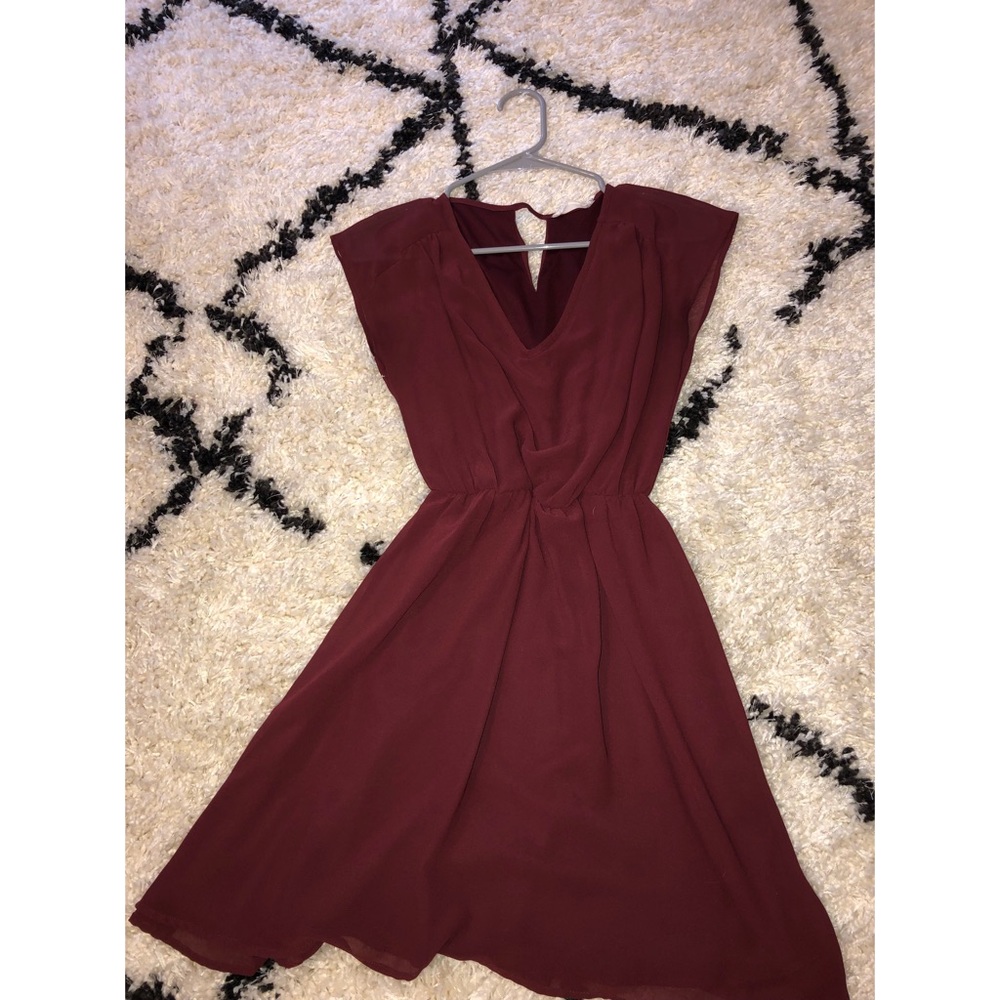 Maroon Dress